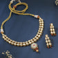 Kundan Necklace With Meena Pendant