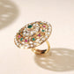 GOLD PLATED JADAU RING