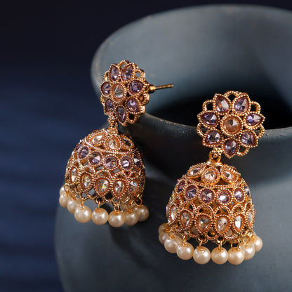 Floral Bloom Jhumki