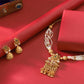 Kundan Pendant Set With Jumki