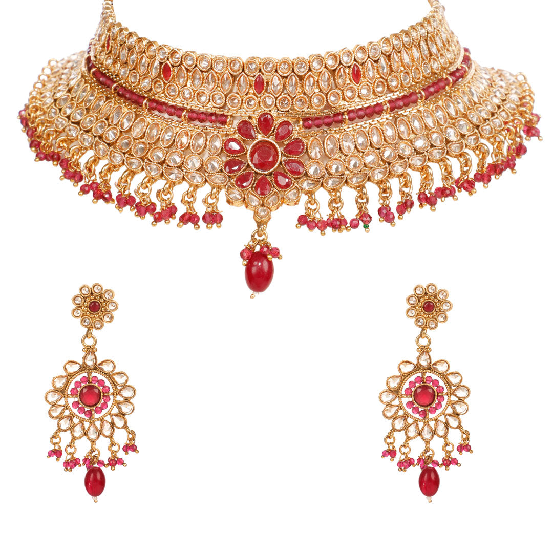 RUBY BRIDAL CHOKER