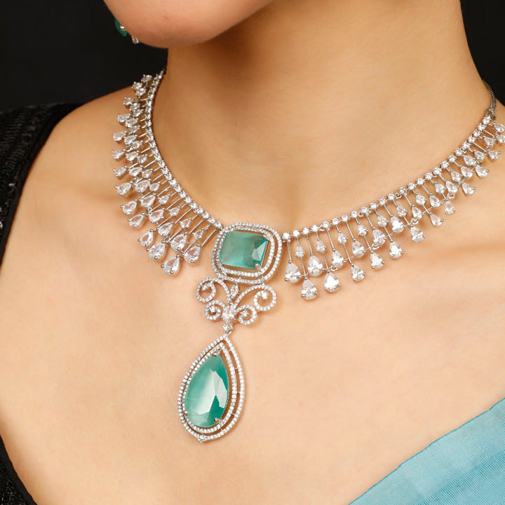 SEAFOAM DIAMOND ELEGANCE