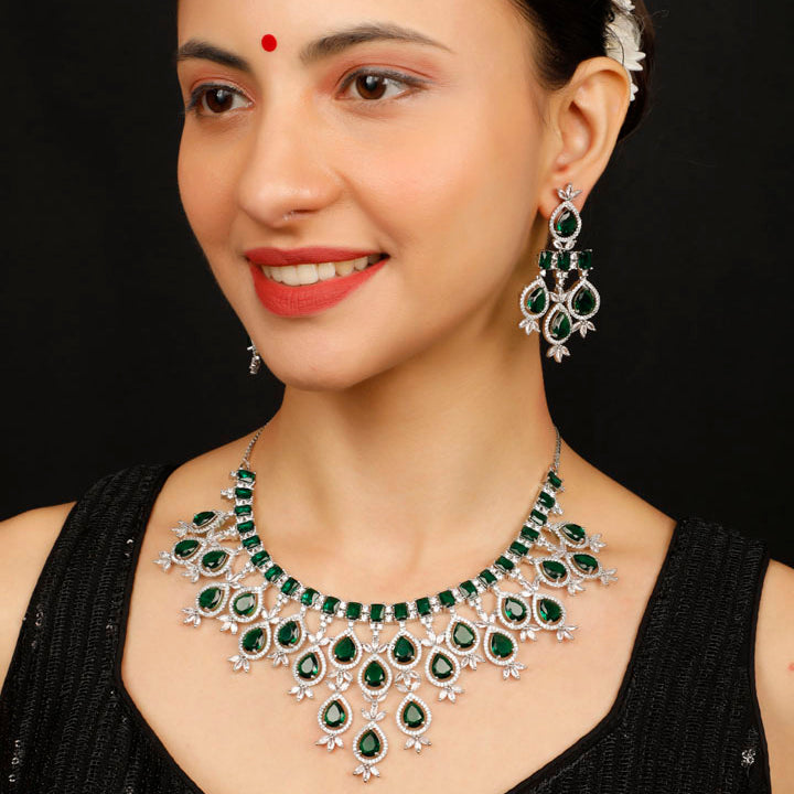 Mint Emerald Necklace