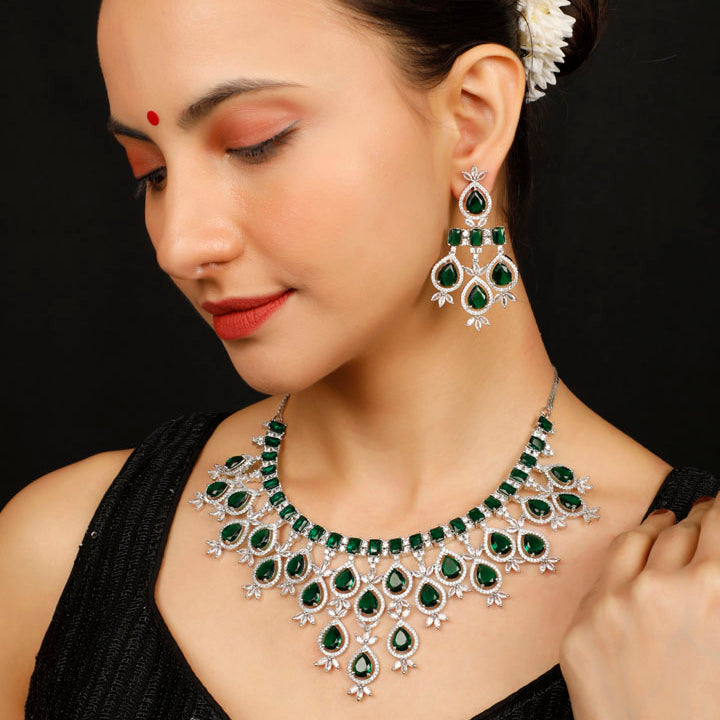 Mint Emerald Necklace