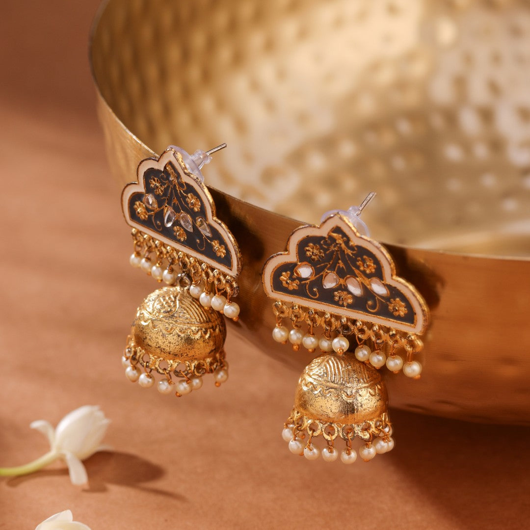 Earrings - Kundan