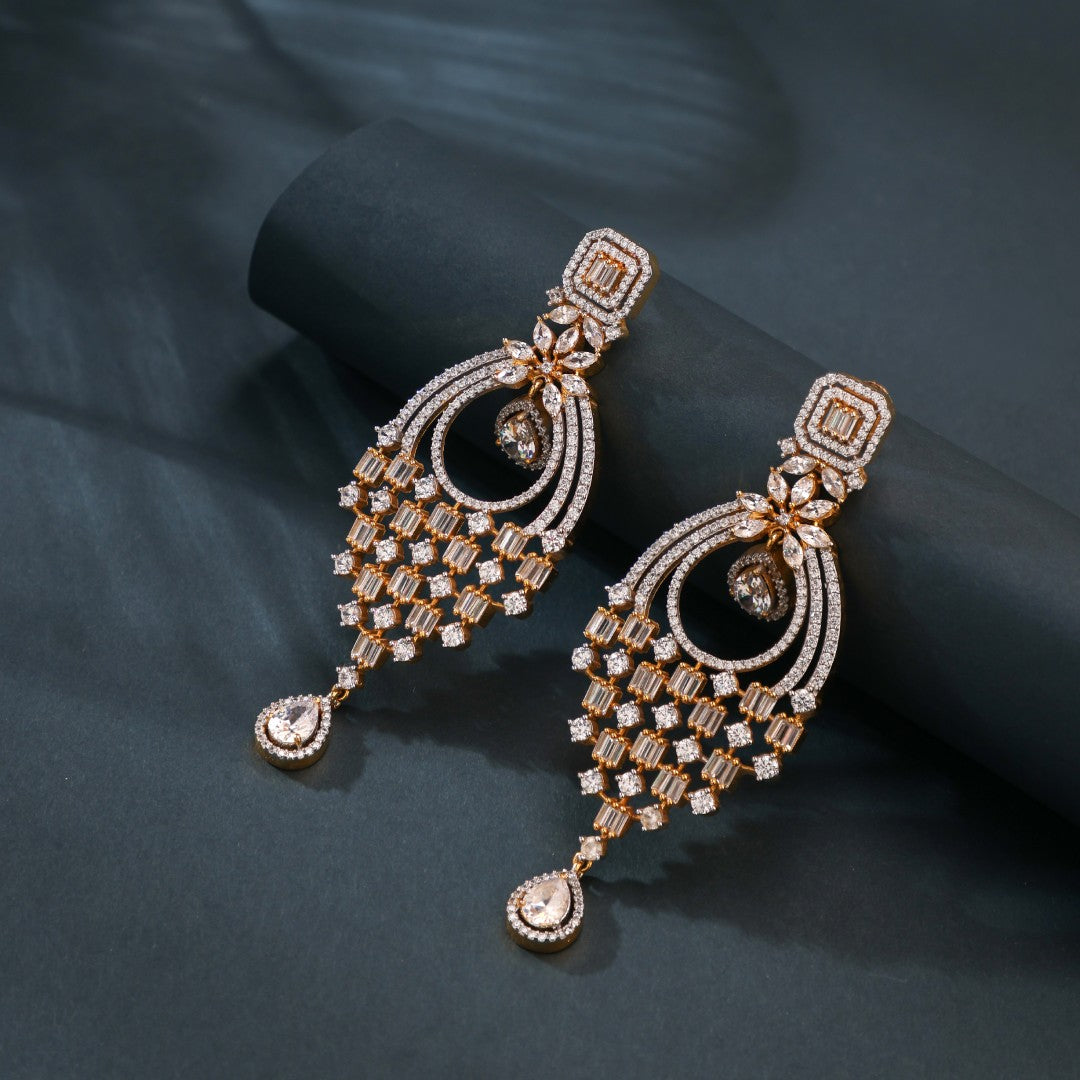 Earrings - American Diamond